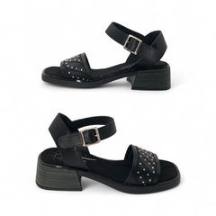 Sandalia Faja Bordado Tachas Napa Mousse (00303NP) - comprar online