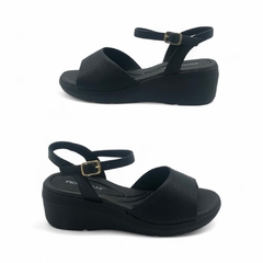 Sandalia Faja Taco Chino Napa Microperforado Piccadilly (540363NP) - comprar online