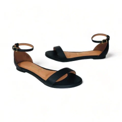 Sandalia Talonera Pulsera Napa Vizzano (6448114NP) - comprar online