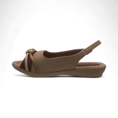 Imagen de Sandalia Faja Aplique Tira Atras Napa Piccadilly (500408NP)