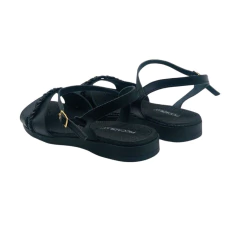 Sandalia Faja Tira Trenzada Brillo Napa Linho Piccadilly (513034NP) en internet