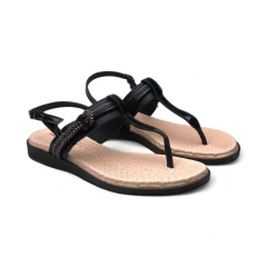 Sandalia Hebilla Strass Tira Empeine Combinada Nara Verniz Piccadilly (513009VZ)