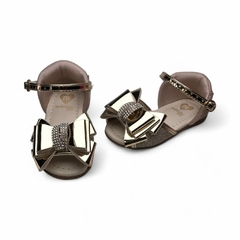 Sandalia Faja Moño Talonera Glitter Mini Molekinha (2114269GLI) - comprar online