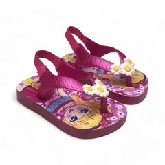 Ojota Elastico Atras Flor Cozumel Pvc (2141PVC)