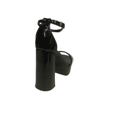 Sandalia Talonera Plataforma Taco Palo11 1/2 Verniz Via Marte (11304VZ) - tienda online