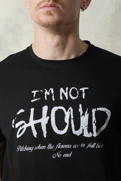 REMERA I´M NOT SHOULD RELAX (43246) - tienda online