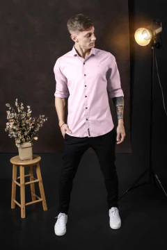 CAMISA LISA VESTIR (44102) - No End MAYORISTA