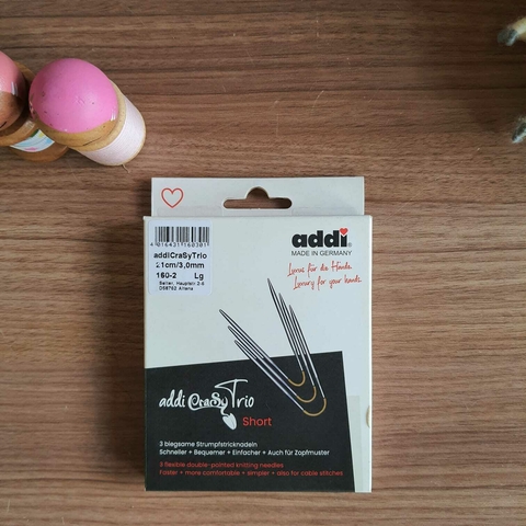 AGULHAS CIRCULARES PARA TRICÔ 21CM ADDICRASYTRIO - comprar online