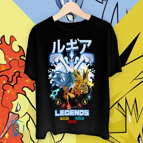 Remera Oversize Legends 1 Negra