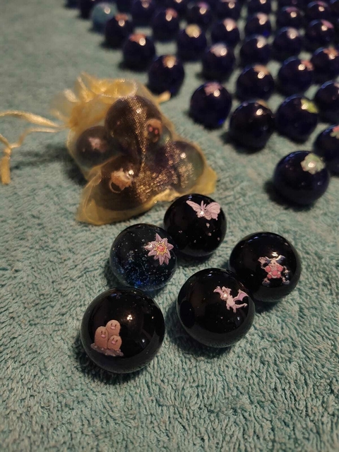 5 Canicas para exhibicion de Pokemon Kanto (Aleatorias)