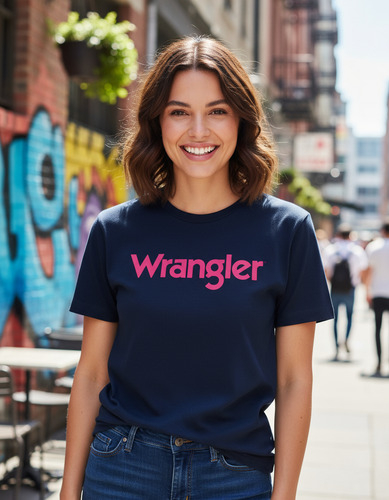 Camiseta T-shirt Wrangler Lançamento Wf5739