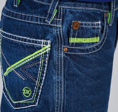 Calça Docks Bordada No Bolso Verde 03726