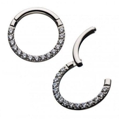 Clicker Ring Multicristales Titanio - comprar online