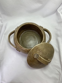 Kit de panela em cerâmica, feita à mão. - Com Coração