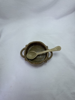 Imagem do Kit de panela em cerâmica, feita à mão.