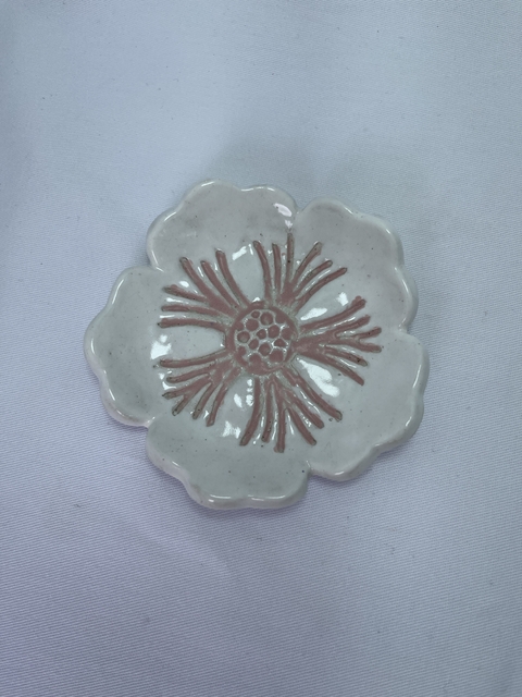 Kit porta copo 02 unidades em cerâmica, feito à mão.