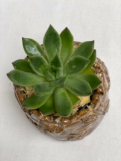 Vasinho de Cerâmica Vitrificada, feito à mão. na internet