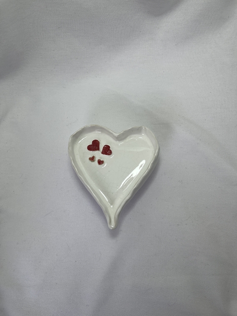 Porta aliança em cerâmica, feito à mão - comprar online