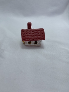 Miniatura de Casas em Cerâmica, feito à mão.