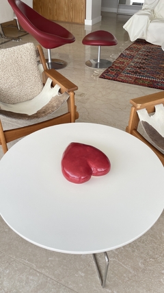 Coração de cerâmica, feito a mão. - comprar online