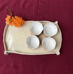 Xícara de café sem alça em cerâmica, feita à mão. - comprar online