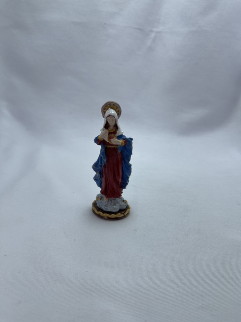 Sagrado coração de Maria em cerâmica, feito à mão.