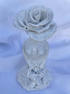 Coleção pétalas: Escultura de cerâmica feita a mão. na internet