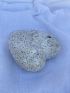 Coração 3D decorativo/difusor, feito à mão em cerâmica. na internet