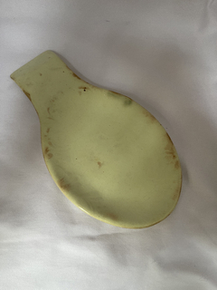 Porta colher em cerâmica artesanal