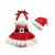 Romper Vestido de Natal com Lantejoula e Chapéu Bebê na internet