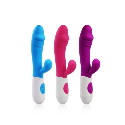 VIBRADOR RABBIT FORMATO GLANDE SEGREDOS - DOIS MOTORES