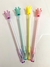 Caneta coroa com glitter