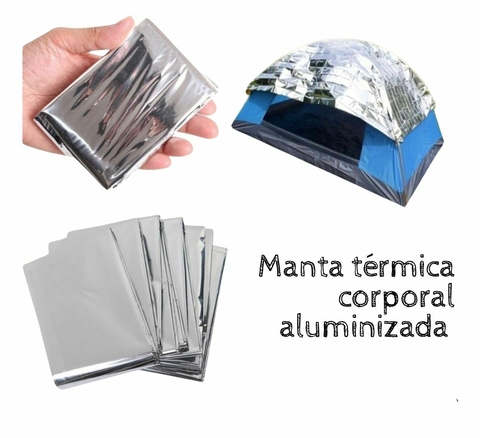 MANTA TÉRMICA CORPORAL ALUMINIZADA