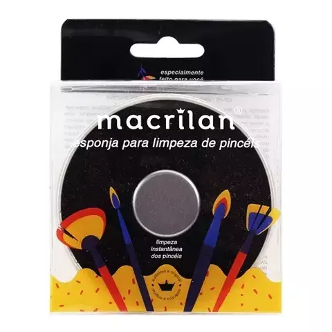 ESPONJA PARA LIMPEZA DE PINCEÍS - MACRILAN