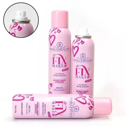 ✨ SPRAY FIXADOR DE MAQUIAGEM PHALLEBEAUTY – FIXAÇÃO PROLONGADA, TOQUE SECO E ACABAMENTO NATURAL ✨
