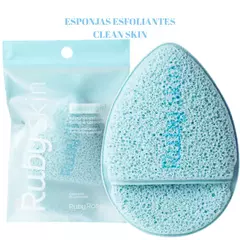 ESPONJA ESFOLIANTE FACIAL E CORPORAL CLEAN GIRL RUBY SKIN