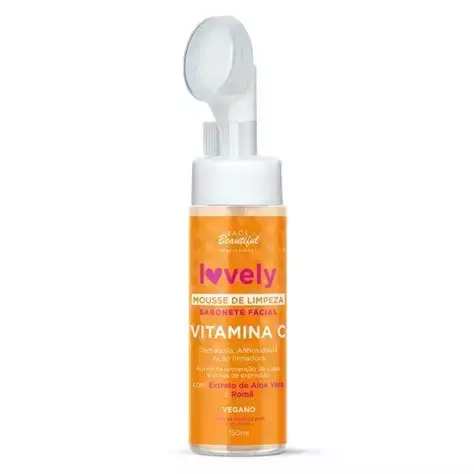 MOUSSE FACIAL VITAMINA C FACE BEAUTY – LEVEZA, BRILHO E CUIDADO EM UM SÓ PASSO ✨
