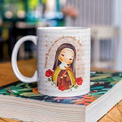 Caneca Cerâmica Tradicional 325ml - Sta Terezinha do Menino Jesus