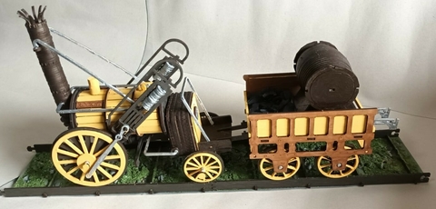 Locomotiva Stephenson's Rocket Kit para montar na internet