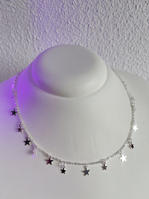 Colar estrelas - semijoia - comprar online