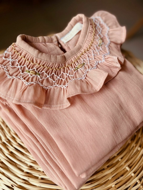 Blusa Cuello Smock