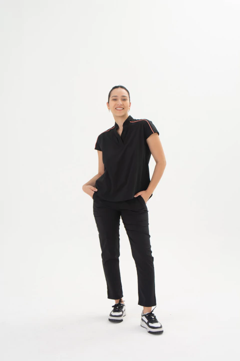 Ambo Victoria Negro c/Coral - comprar online