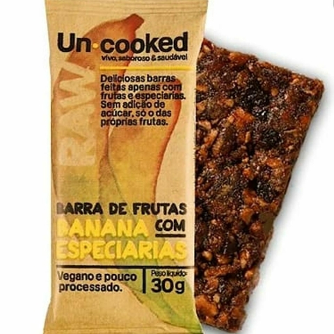 Barra de Banana C/ Especiarias S/ Lactose, Açúcar e Glúten 30g