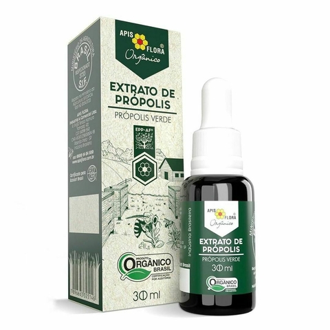 EXTRATO DE PRÓPOLIS VERDE ORGÂNICO 30 ML