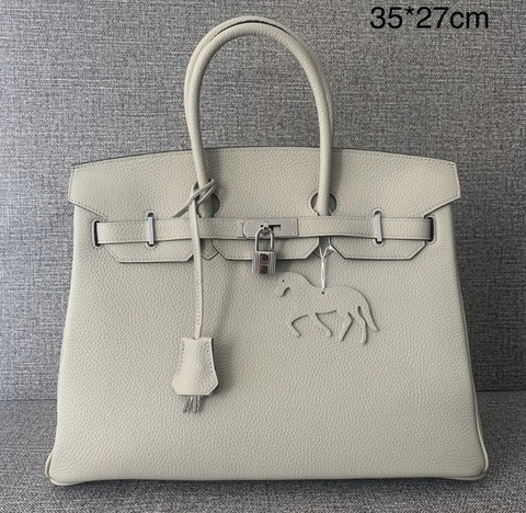 Bolsa Hermes Birkin 35 Off White Italiana