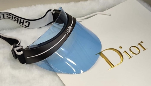 Viseira DiorClub V1U Azul Italiana