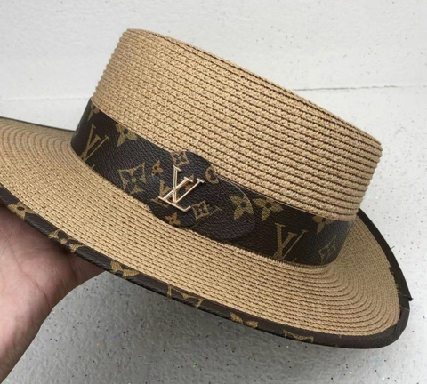 Chapéu Louis Vuitton Palha Italiana