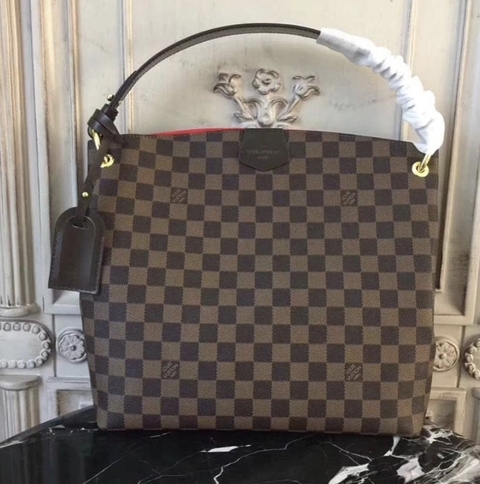 Bolsa Louis Vuitton Gracefull Damier Ébene Italiana
