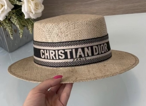 Chapéu Dior Palha Italiana