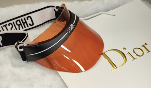 Viseira DiorClub V1U Laranja Italiana